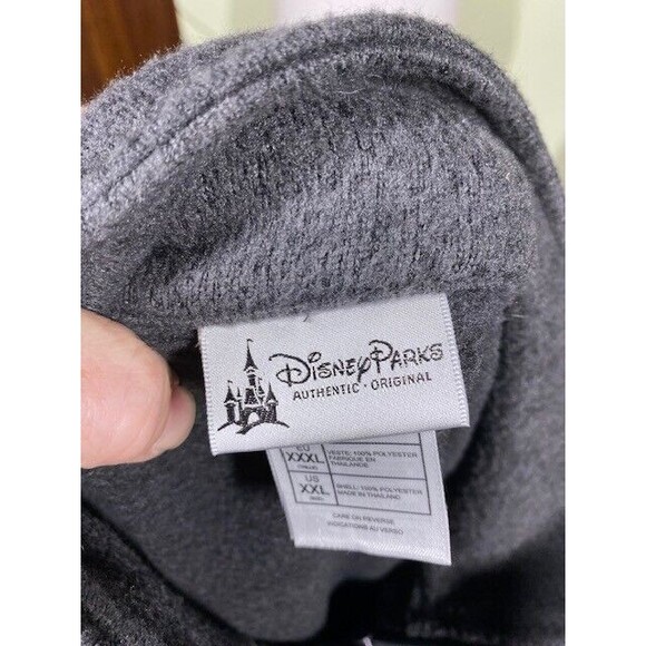 Disney World Disney Parks 1/4 Zip Pullover Sweater Shirt Unisex XXL Mickey Mouse - Picture 8 of 10